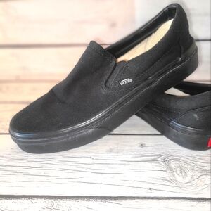 Vans Black Slip-On Sneakers